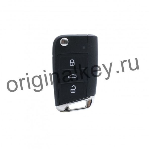 Ключ для Volkswagen 5C 2019-, Keyless Go. Silver Korea Ключ для Volkswagen 5C 2019-, Keyless Go. Silver Korea
