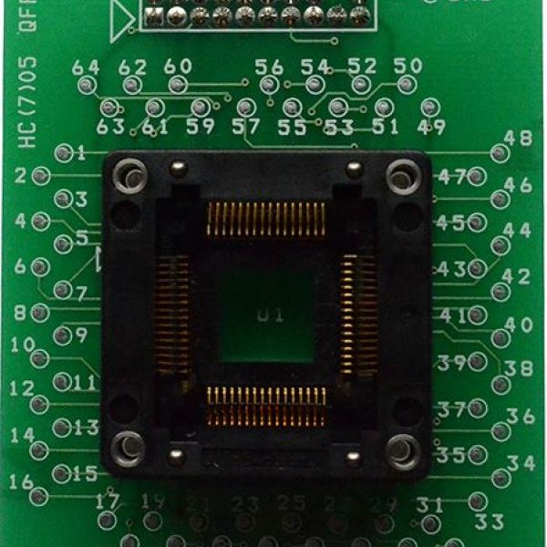 Adapter for MC68HC (7) 05 QFP64