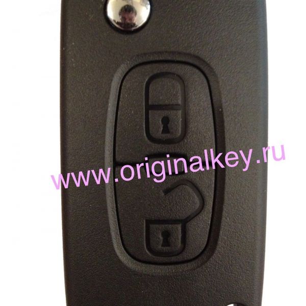 Key for Citroen C3 2009-2014, C4 2009-, C3 Picasso 2003-2008, PCF7941, VA2