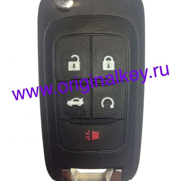 Key for Chevrolet Equinox 2010-, Camaro 2010-, Cruze 2011-, Impala 2014-, Malibu 2014-, Sonic 2014-, 315 Mhz