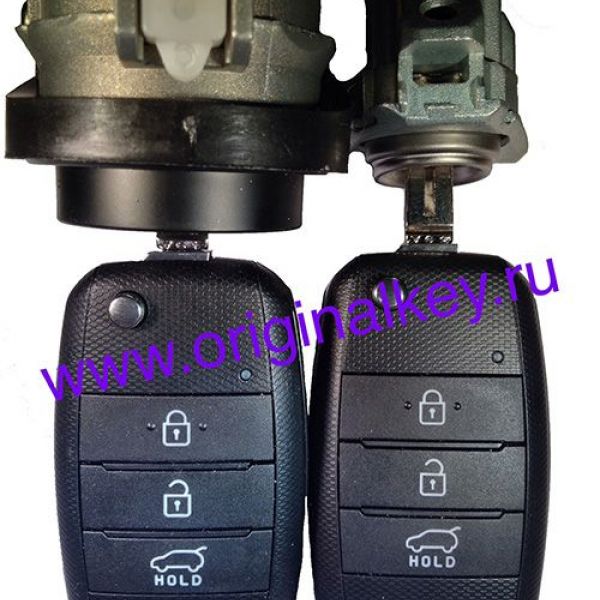 Set of locks with keys for Kia Ceed (JD) since 2012