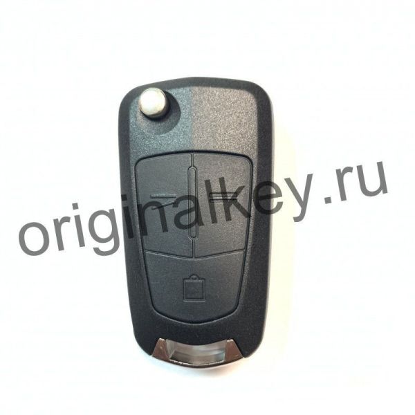 Корпус ключа для Opel Astra H, Zafira B, Vectra C, Meriva A, Combo, Corsa C, Corsa D.Профиль HU100. 3 кнопки