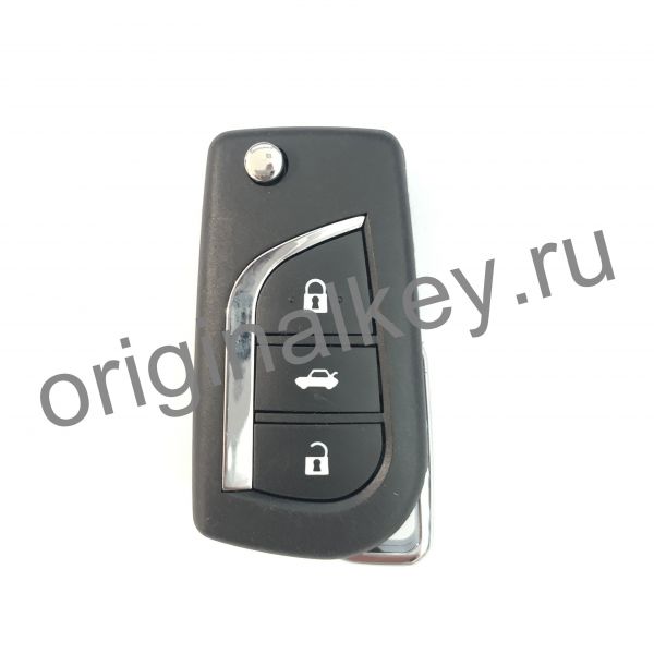 Корпус выкидного ключа Toyota 3-х кнопочный. TOY43