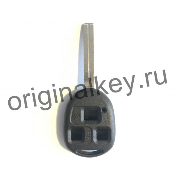 Усиленный корпус ключа для Toyota, Lexus. 3-х кнопочный. Toy48