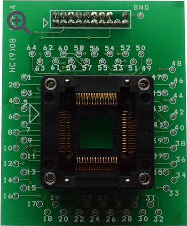 Adapter for MC68HC (9) 08 QFP64