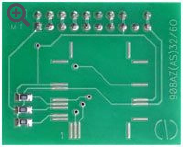 Adapter 68HC908AS60 QFP64