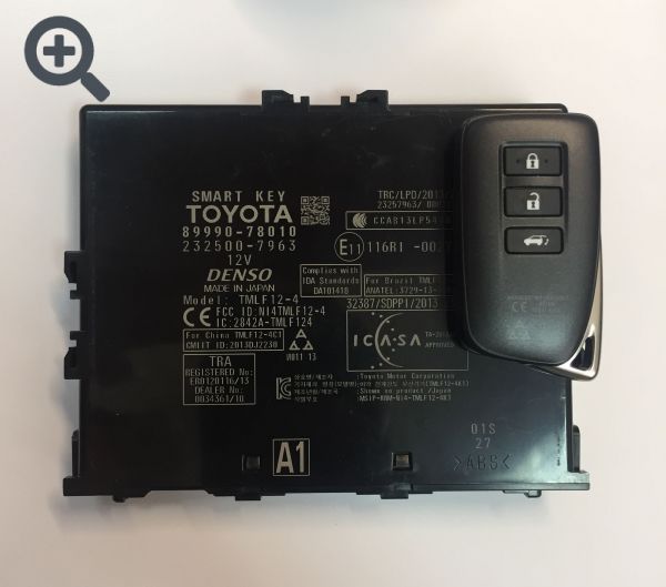 Smart module with a key for Lexus NX 2014-2015