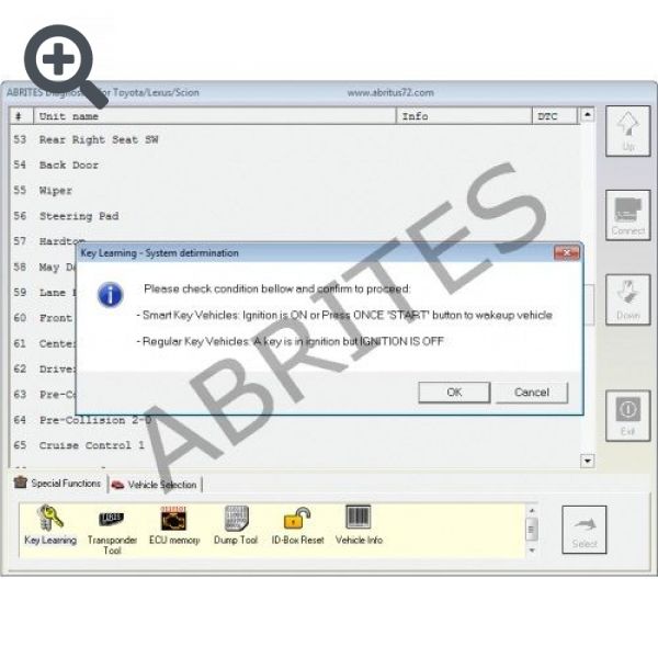 Advanced key programming by diagnostics
