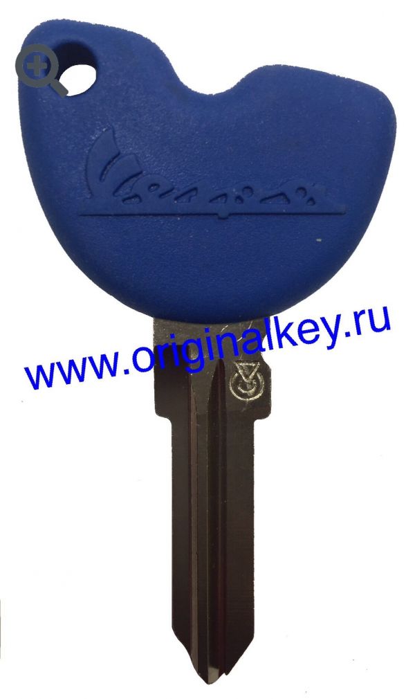 Key for VESPA scooters with chip