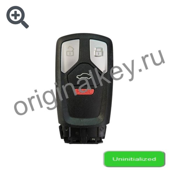 Ключ для Audi MQB. 4-button. Black. Panic