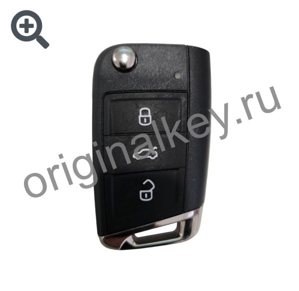 Ключ для Volkswagen Tiguan, Hitag Pro, KeylessGo, Locked