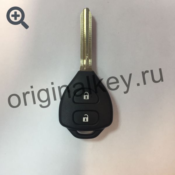 Key with central locking buttons for TOYOTA HIACE (KDH2 ##, LH2 ##, TRH2 ##), COROLLA (JPP) (ADE150, NDE150, NRE150, ZRE15 #, ZZE150), RAV4 (ACA3 #, ALA3 #, GSA33, ZSA3 #), PREVIA / TARAGO (ACR50, GSR50)