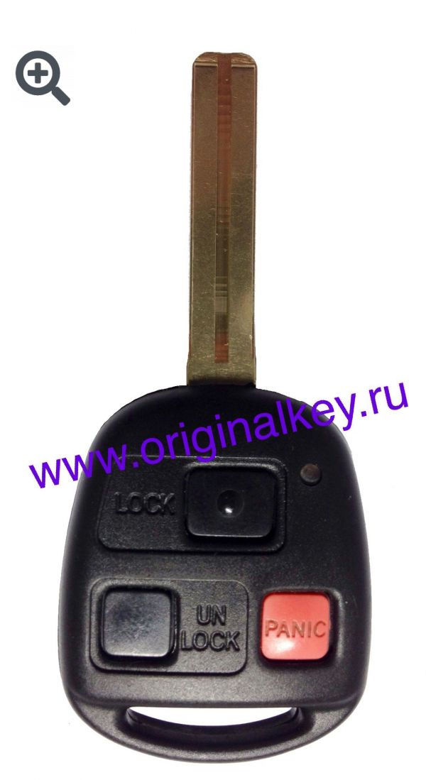 Key for Lexus LX470 1998-2002, IS300 2001-2005, 4С