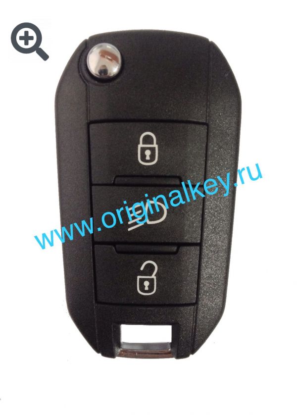 Key for Peugeot 208 2012-2016, 308 2014-2016, 2008 2013-2016, PCF7941, HU83