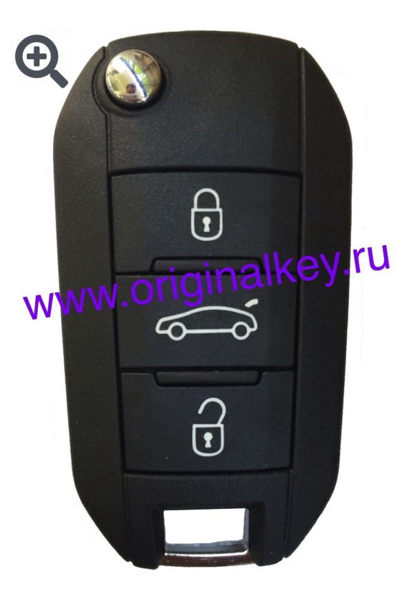 Key for Peugeot 508 2010-, PCF7941, VA2