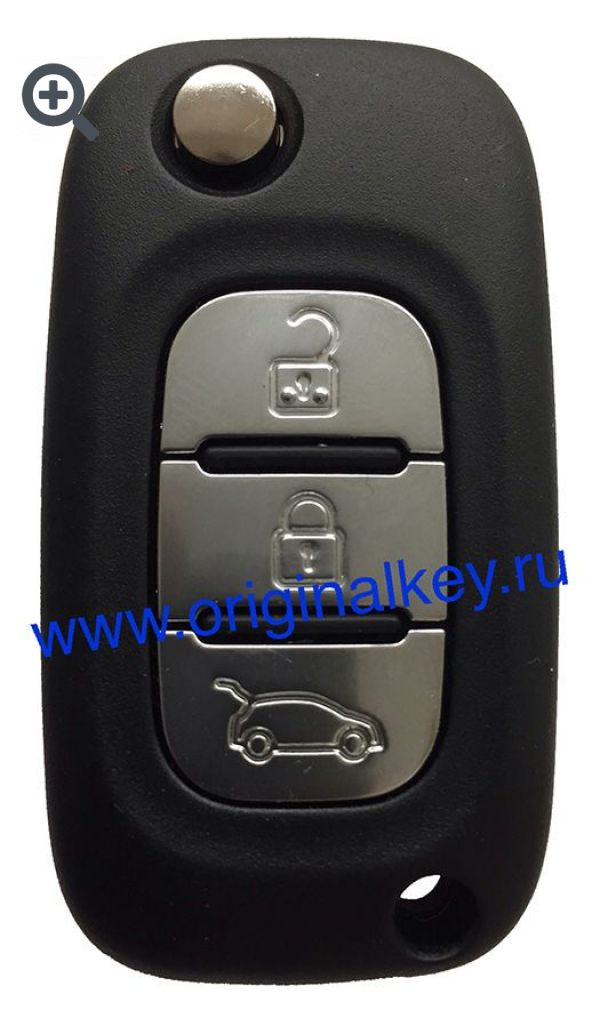 Key for Renault Megane III 2016-, Hitag Aes