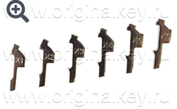 Set of suvald for locks Honda