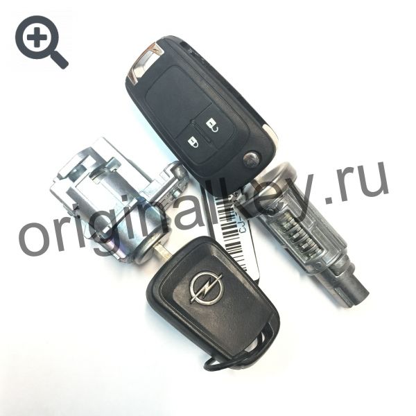Set of locks with keys for Opel Astra J from 2010, Opel Zafira C from 2012