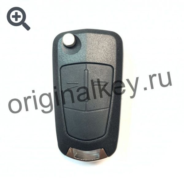 Корпус ключа для Opel Astra H, Zafira B, Vectra C, Meriva A, Combo, Corsa C, Corsa D.Профиль HU100. 2 кнопки