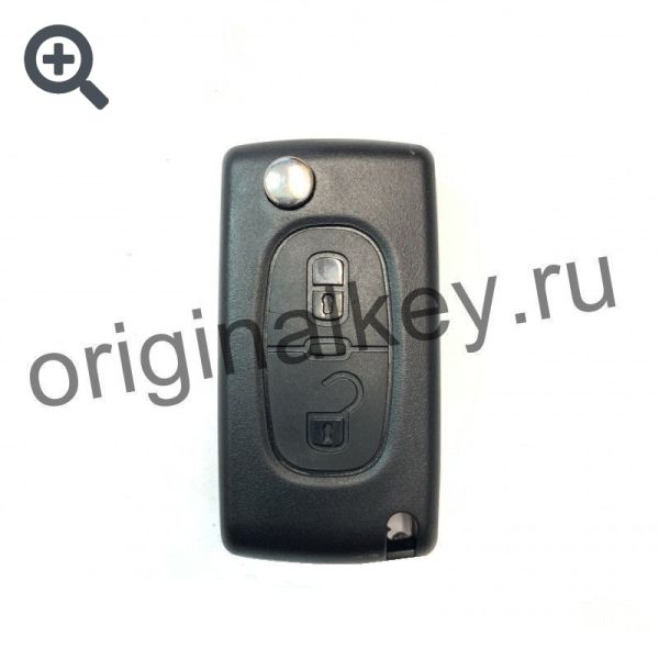 Корпус ключа для Peugeot, Citroen. Профиль VA2. 2-кнопки