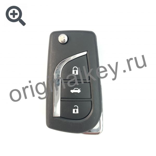 Корпус выкидного ключа Toyota 3-х кнопочный. TOY43