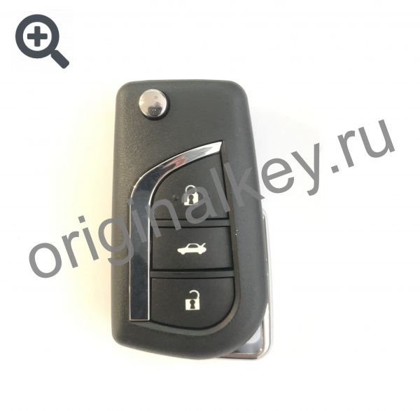 Корпус выкидного ключа Toyota 3-х кнопочный. VA2/ Type 2