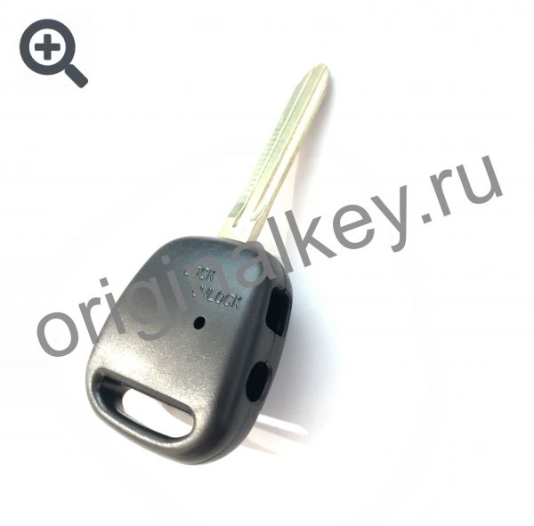Корпус ключ Toyota с двумя боковыми кнопками. TOY43