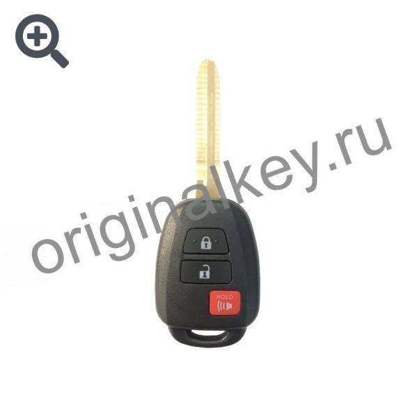 Корпус ключа Toyota, USA. 3-х кнопочный