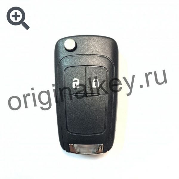 Корпус выкидного ключа для Opel, Chevrolet. Профиль HU100. 2 кнопки