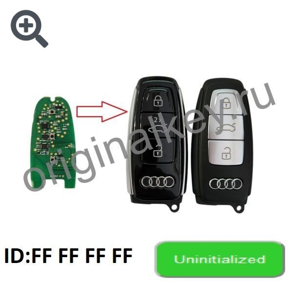 Плата ключа для Audi MLB. ID: FF FF FF FF