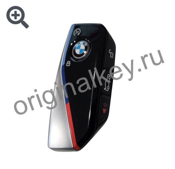 Смарт ключ для Bmw. 6 button Silver