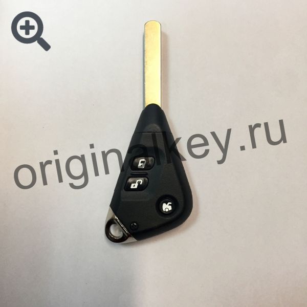 Subaru three-button key with sting