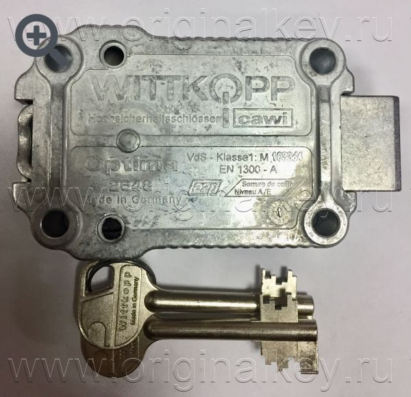 Key safe lock Cawi Optima 2648-000/65